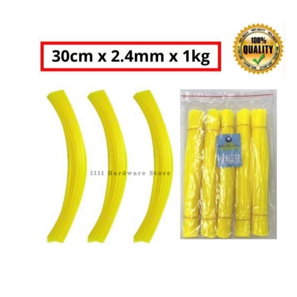 TALI MESIN RUMPUT NYLON HIGH QUALITY GRASS CUTTER TRIMMER LINE ( TALI ...