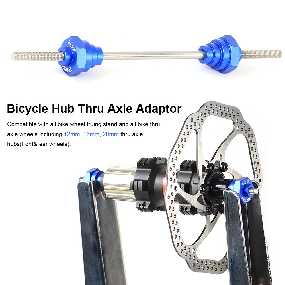 Bicycle Hub Thru Axle Adaptor For Wheel Set Adapterspindel 12/15/20mm ...