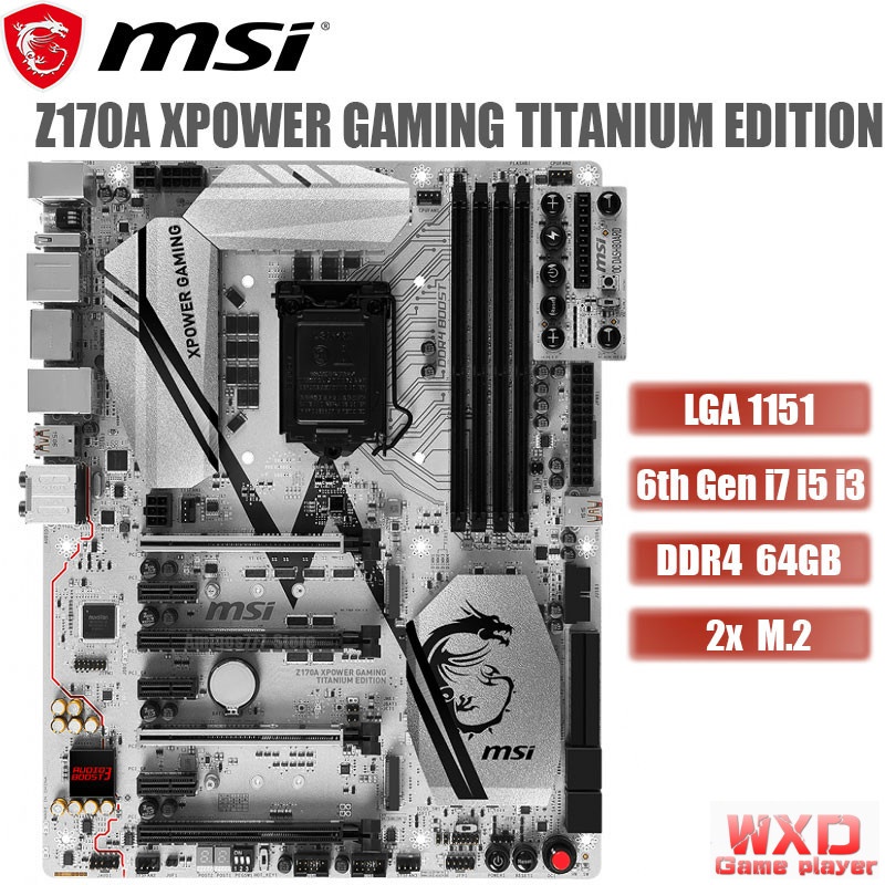 Carte mère Msi Z170A XPOWER GAMING TITANIUM EDITION - carte-mère - ATX -  Socket LGA1151 - Z170