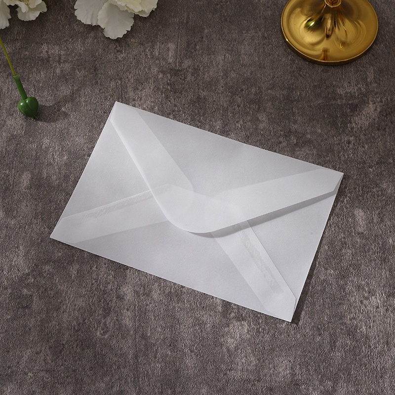 A5 A6 Sulfuric acid paper translucent envelope wedding invitation ...