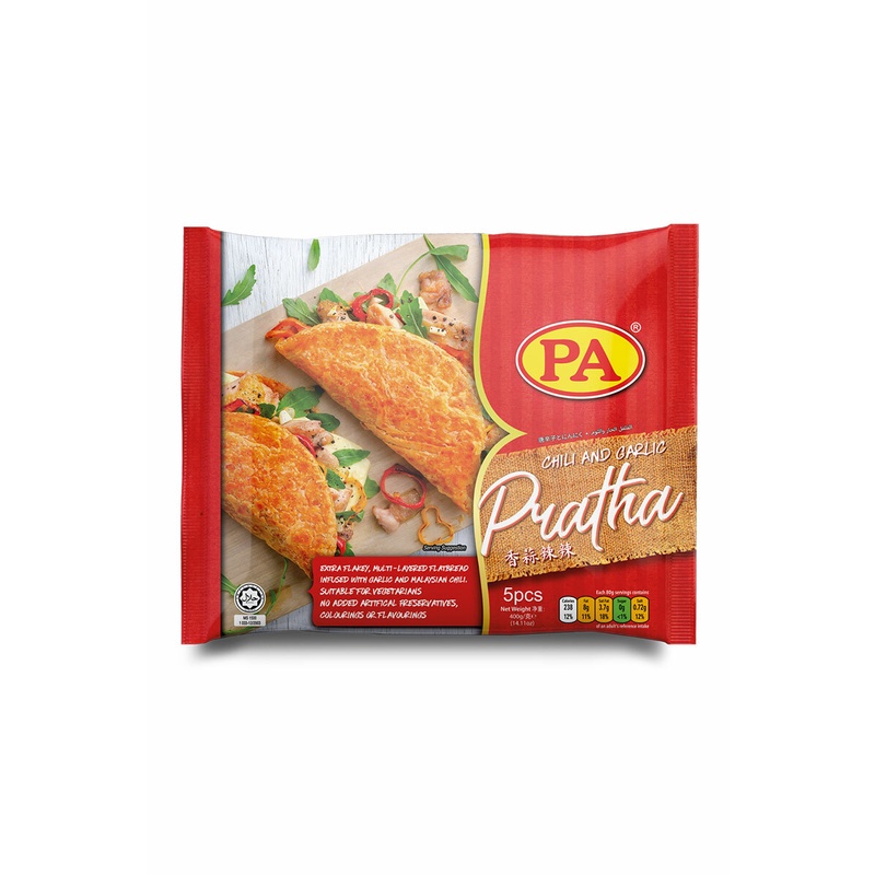 PA Roti Paratha Chilic (5pcs x 80gm) PA蒜辣手抓饼 (5片 x 80克) | Shopee Malaysia