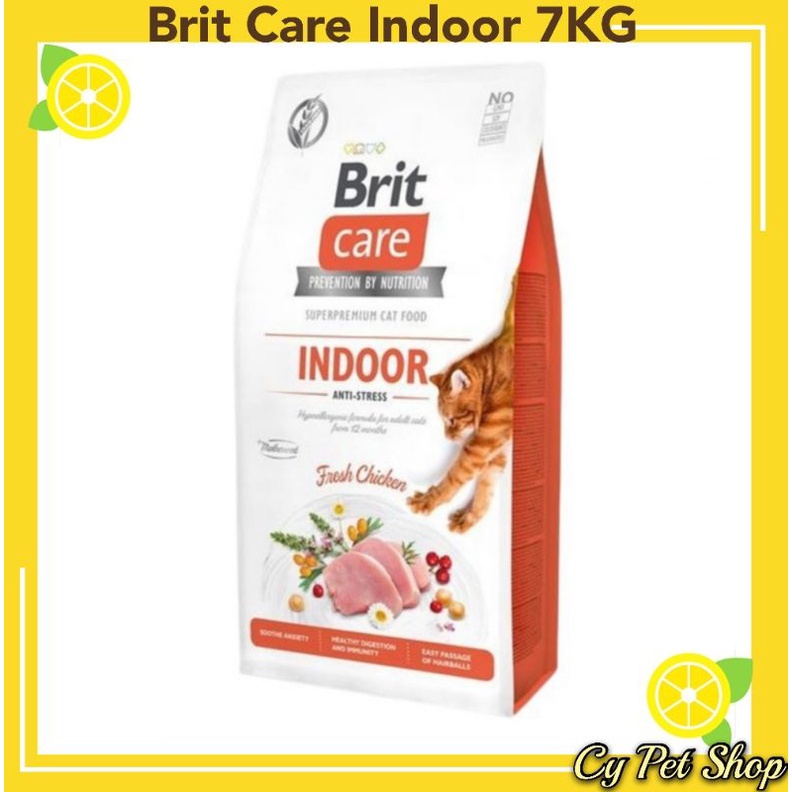 🔥Brit Care Cat Food 7KG GrainFree INDOOR ANTISTRESS (Ready Stock