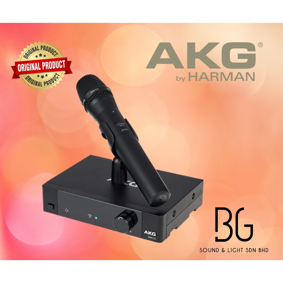 AKG DMS100 Digital Wireless Handheld Microphone System (DMS100/DMS 100) Shopee Malaysia