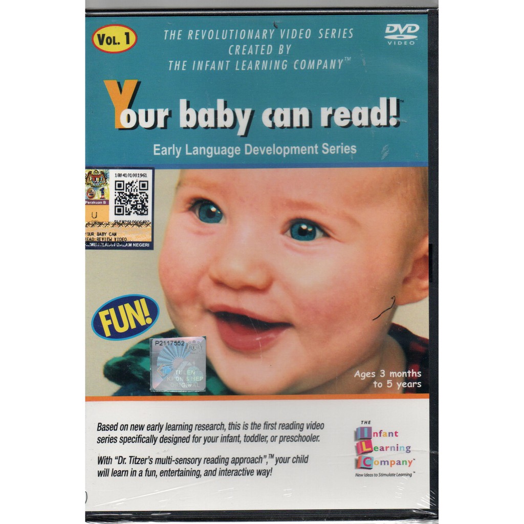 Early Language Development Series Dvd Your Baby Can Read! Starter,vol.1 