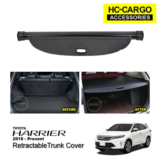 Toyota Harrier XU60 Boot Cover Retractable Trunk Cover Rear Back Cargo Tonneau cover Shade 2013