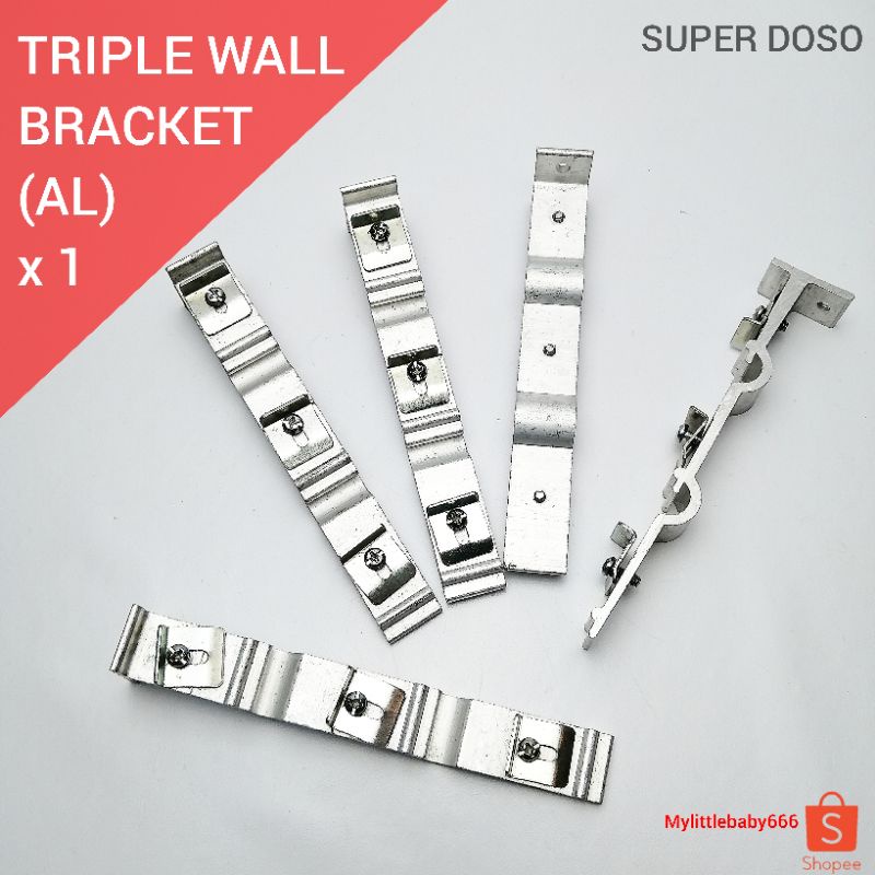 BESI RAIL LANGSIR AKSESORI / CURTAIN TRACK ACCESSORIES SUPER DOSO