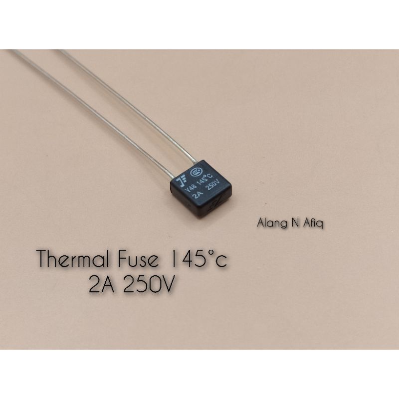 Ready Stock! Thermal Fuse For Fan Motor 2A 250V. 115c 120c 125c 130c