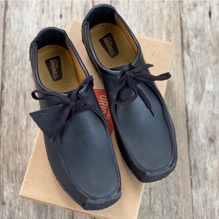 FREE GIFT 🎁] CLARKS NATALIE 01 Genuine Black Leather S1900001