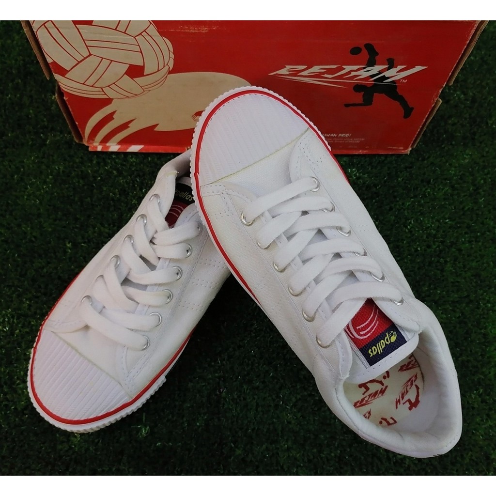 Pallas Rejam White School Shoe Original Rj07 001 Shopee Malaysia