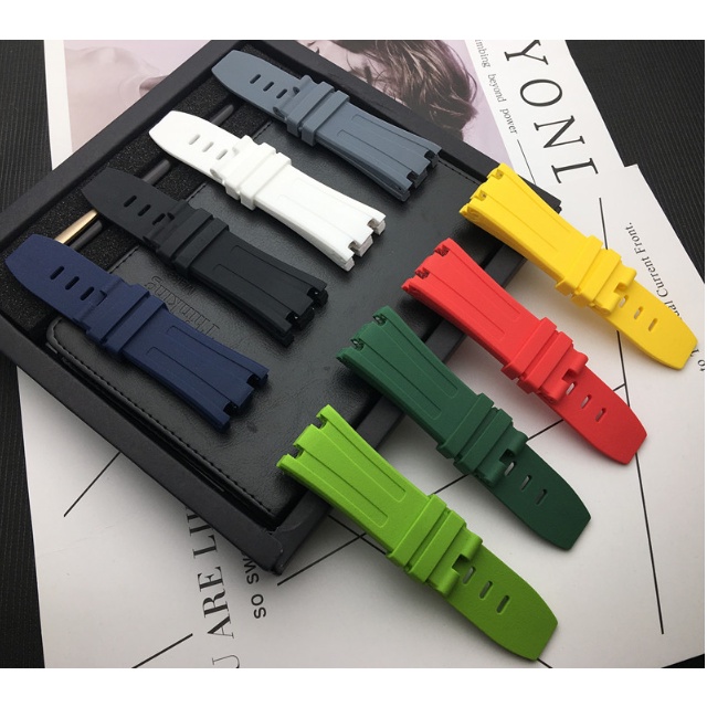 28mm AP Rubber Watchband Sports Watch Band Strap Waterproof Watch Band ...