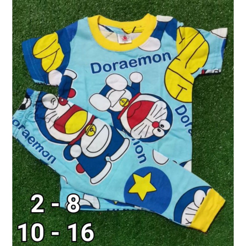 🔥CLEAR STOCK🔥PY65 - PYJAMAS COTTON SEDONDON KIDS & BIG - DORAEMON ...