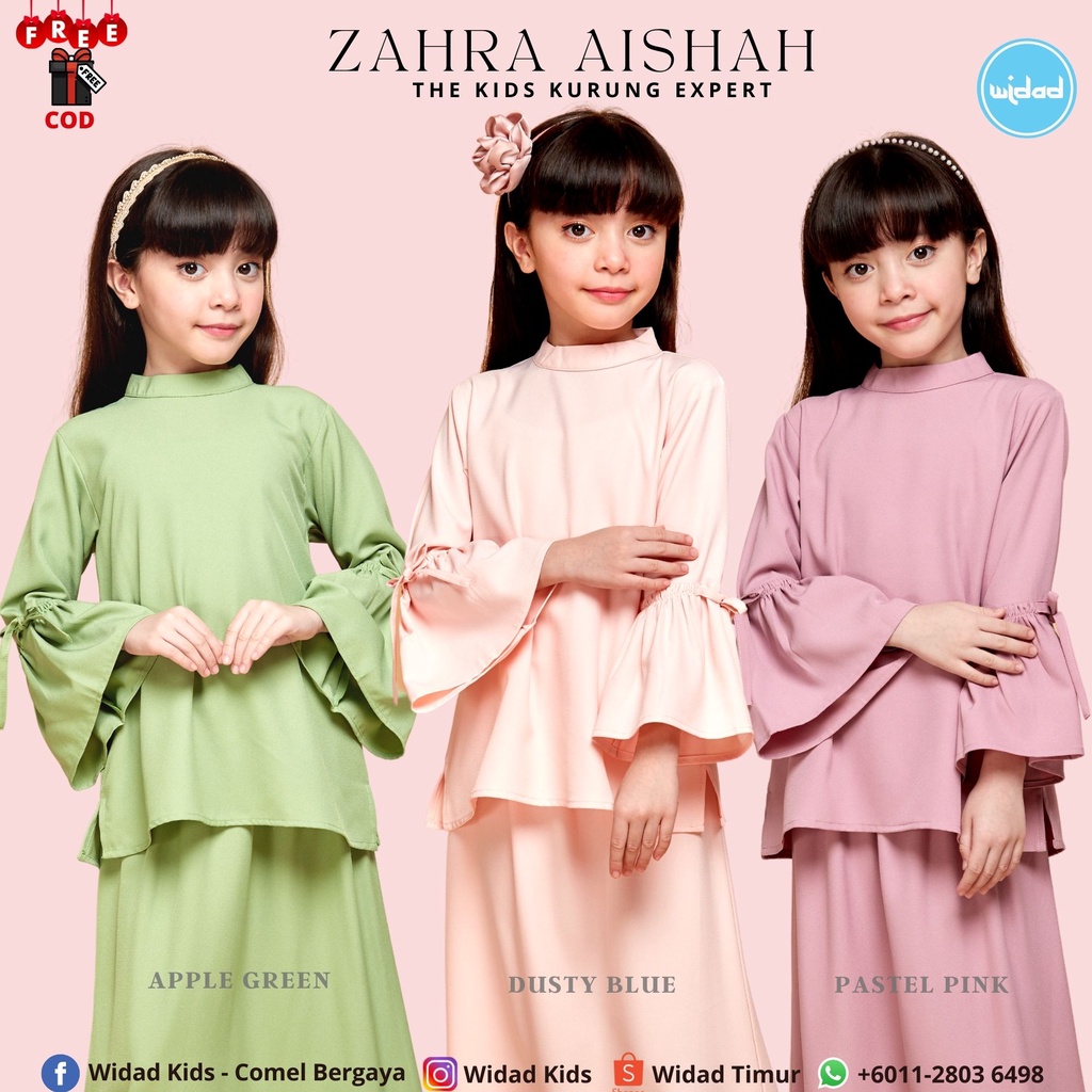 Baju kurung Kanak-kanak Jubah Dress Budak Kids Kurung Baju Kurung Budak ...