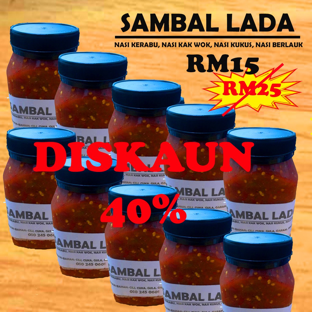 [LIMITED EDITION] [💯HOMEMADE] [KOD Z] SAMBAL LADA HOMEMADE RESEPI ...