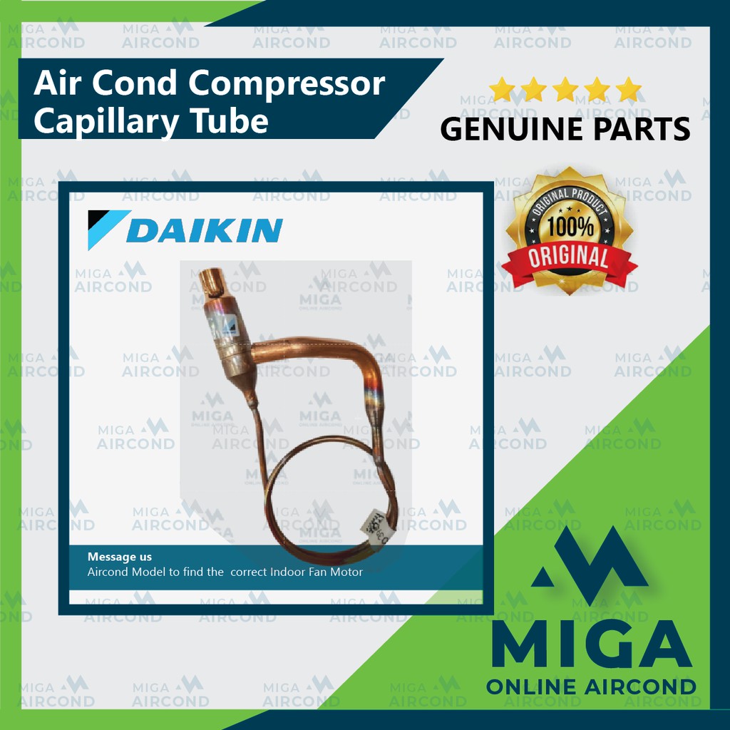Daikin Original Air Cond Compressor Capillary Tube Shopee Malaysia