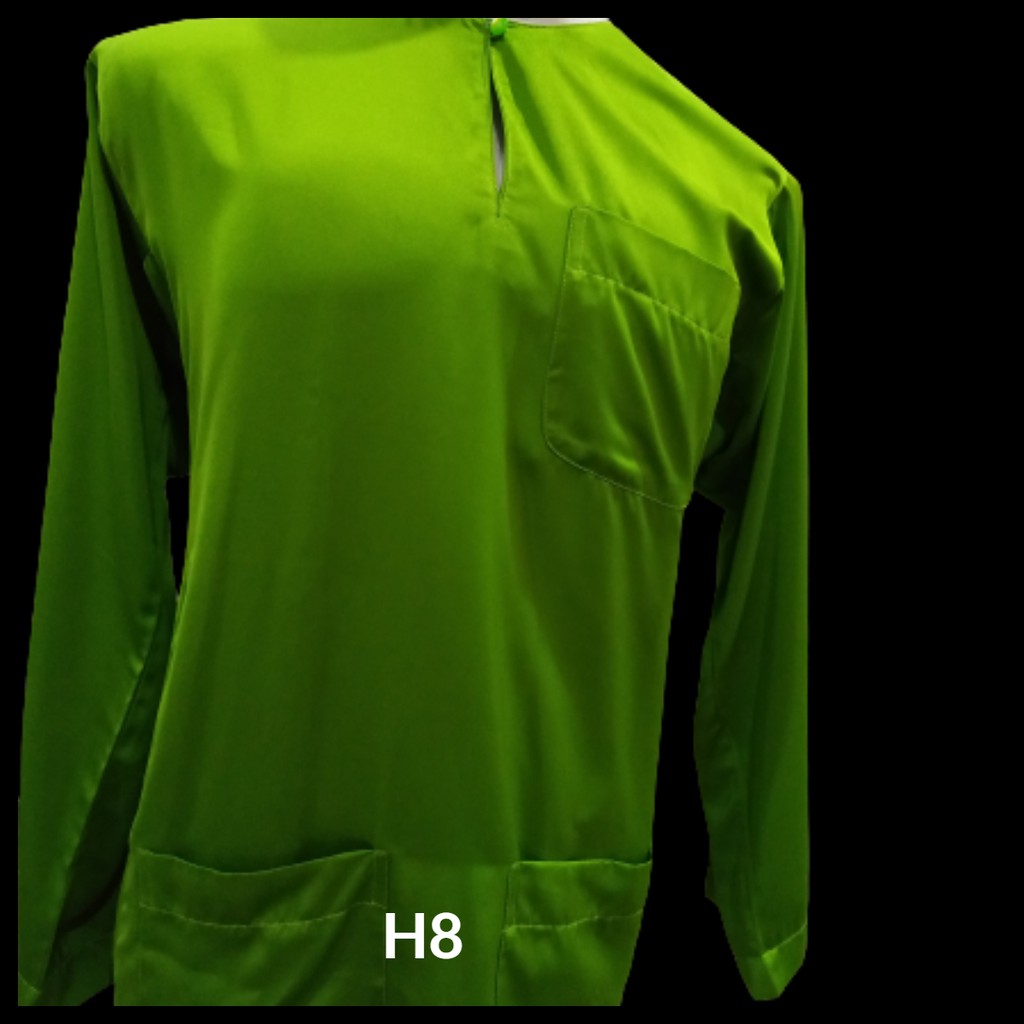 Baju Melayu Hijau Hijau Muda Pucuk Pisang Baju raya Dewasa | Shopee