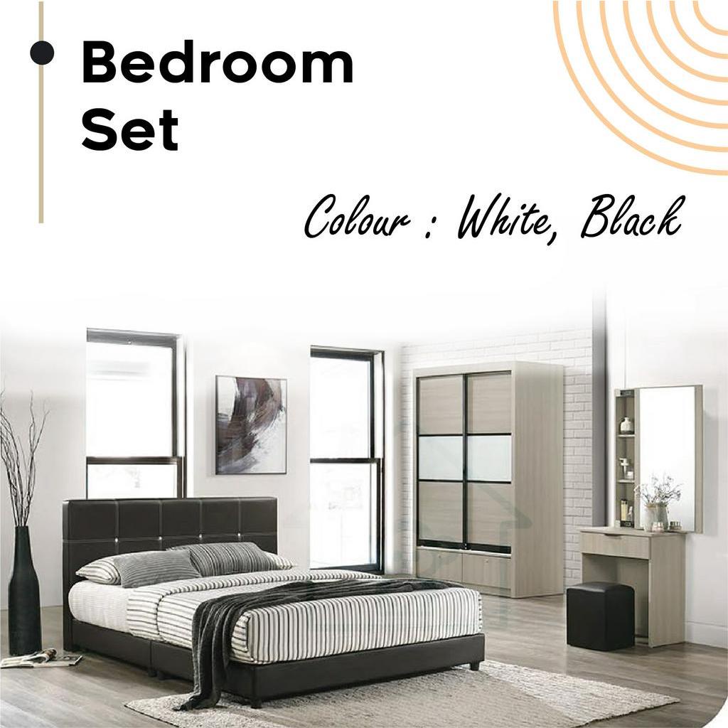 BEDROOM SET / NEW MODERN BEDROOM SET/WARDROBE/BED/DIVAN/BEDFRAME ...