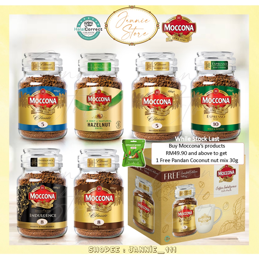 Moccona Premium Instant Coffee Classic ASSORTED 100G / 200G Shopee