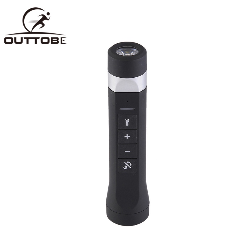 Outtobe V5.1 Bicycle Speaker Outdoor Sport Power Bank Flashlight Mp3