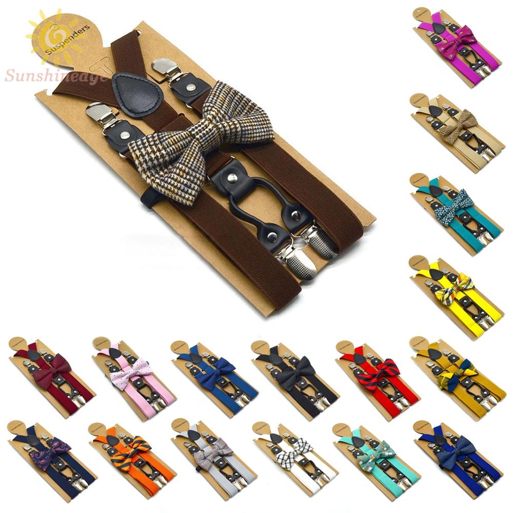 matching tie and suspenders