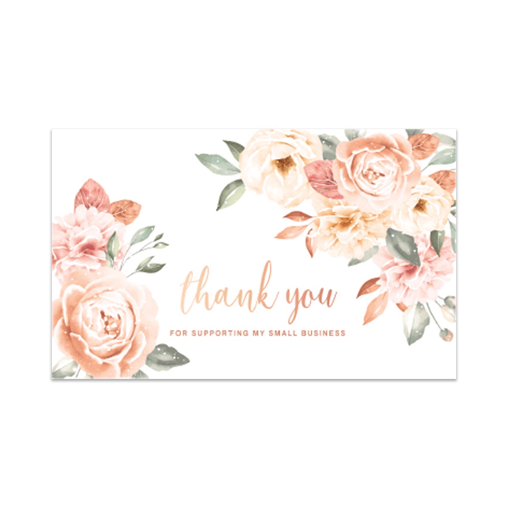 30pcs Thank You Card / Business Kad Terima Kasih Pastel & Minimalist ...