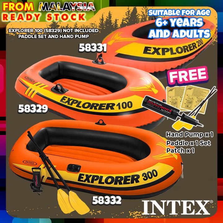 INTEX 58331/58332/58329/58354 Explorer Inflatable Kayak River Canoe ...