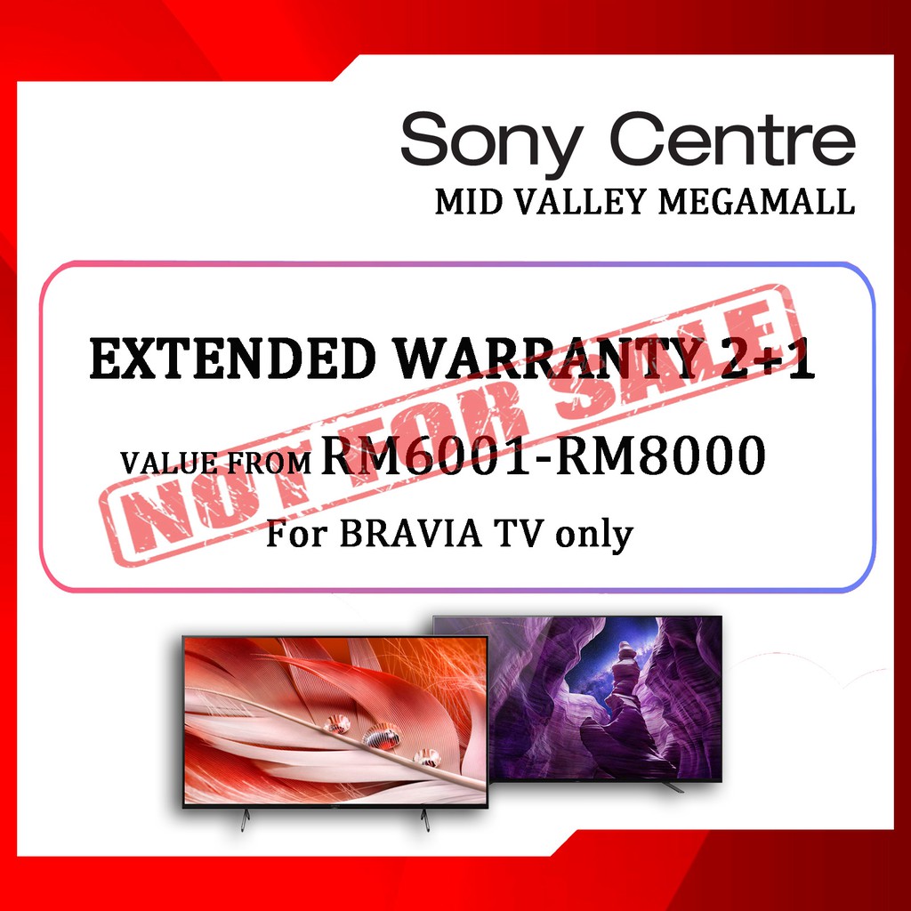 SONY EXTENDED WARRANTY FOR BRAVIA TV(RM60018000) Shopee Malaysia