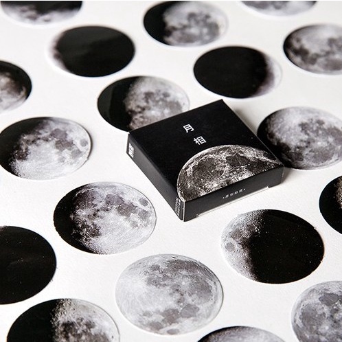 45pcs Creative Moon Mini Paper Sticker Decoration Diy Ablum Diary ...