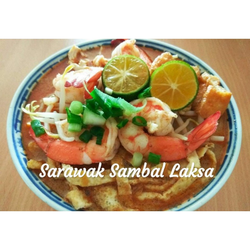 Sambal Laksa Sarawak Local Laksa Ready Cook Cap Helang Matahari Ready ...
