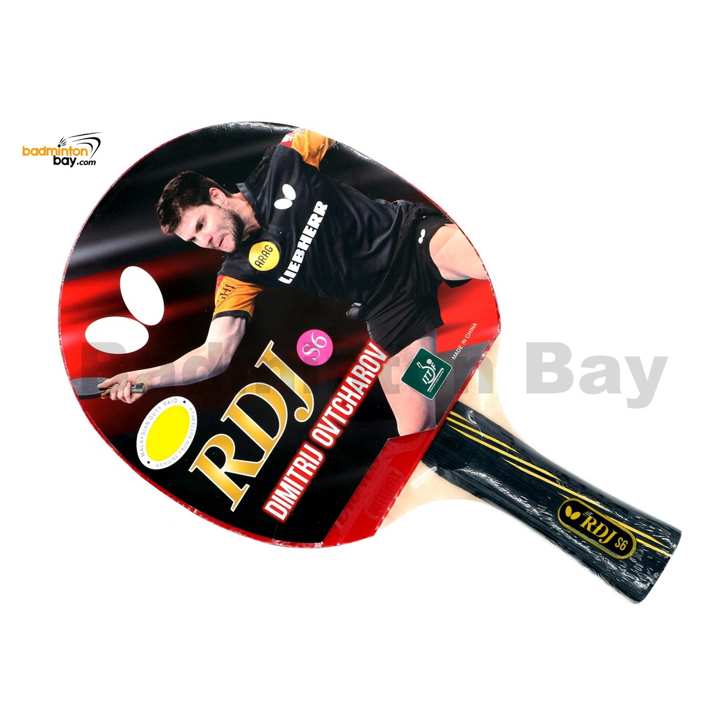Butterfly RDJ-S6 FL Shakehand Table Tennis Racket Ping Pong Bat ...