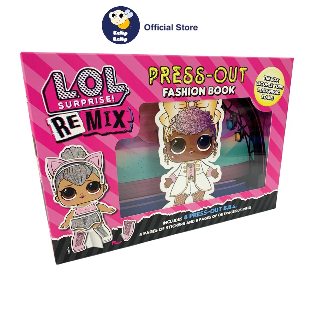 LOL Surprise Remix Fashion Dress Up with Paper Dolls Stickers