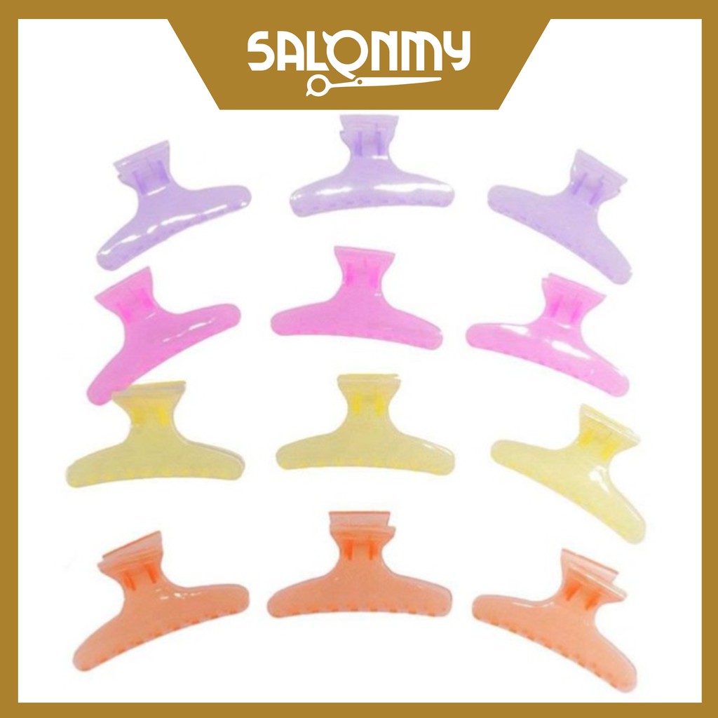 Butterfly Clip / Color Perm Sectioning Clip (12pcs) | Shopee Malaysia