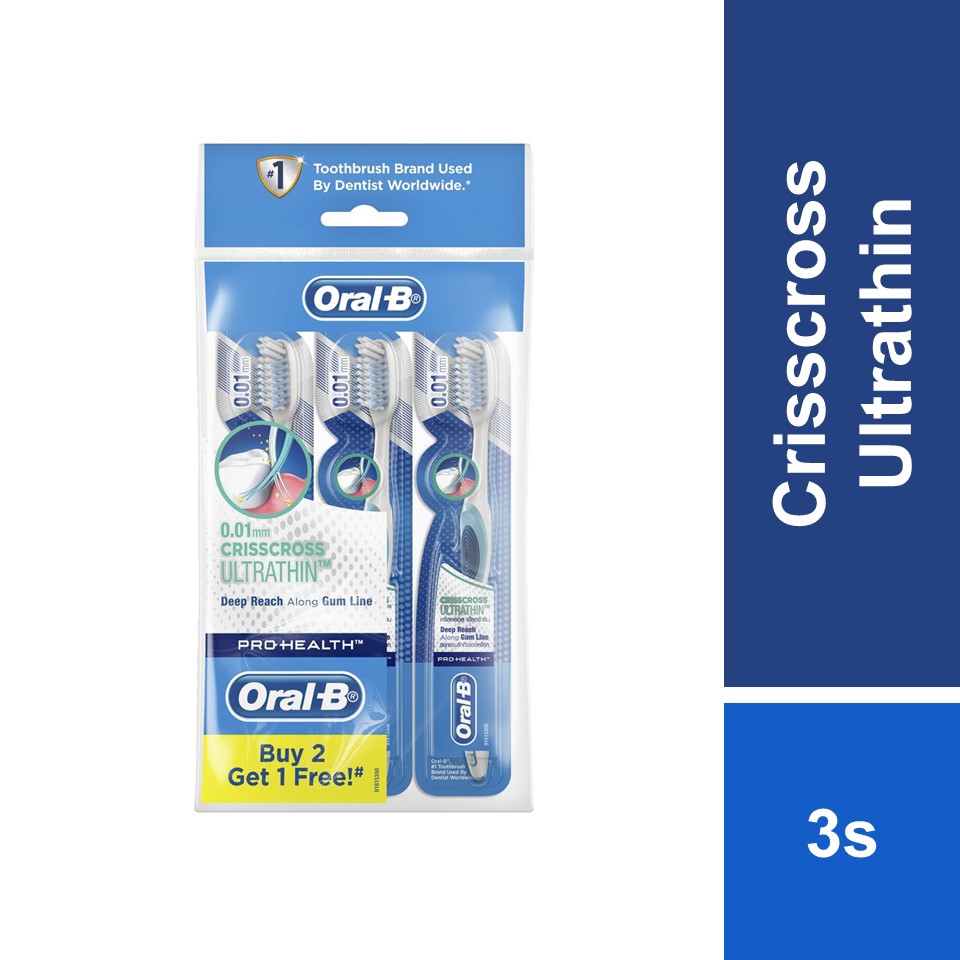 Oral B Pro Health Crisscross Ultrathin Shopee Malaysia