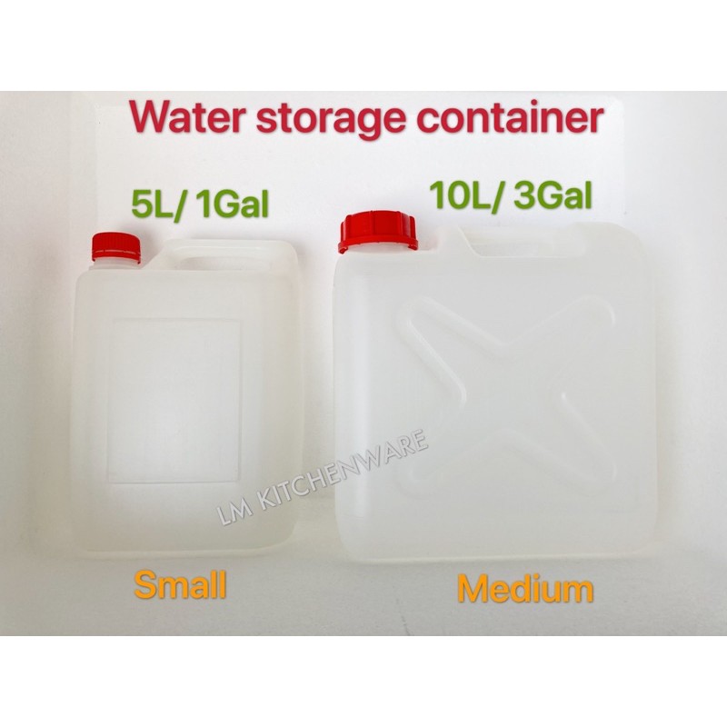 5 LITER/10 LITER JERRY CAN/PLASTIC DRUMS CONTAINER WATER/WATER STORAGE ...
