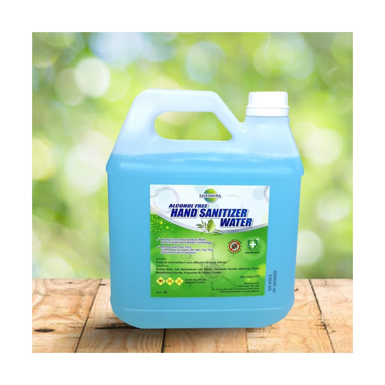 SAIKINKIRA Alcohol Free Hand Sanitizer (Rinse Free) Disinfectant Shopee Malaysia