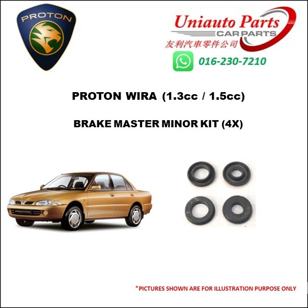 PROTON WIRA (1.3cc / 1.5cc) BRAKE MASTER MINOR KIT (4X) | Shopee Malaysia
