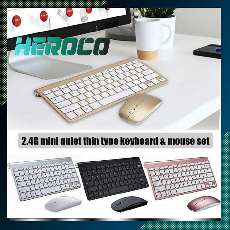 Risokeys Wireless Keyboard and Mouse Combo - Scissor Ultra-Thin Silent Ergonomic Keyboard with Numeric Keys at CoolSprings Galleria in Franklin, TN