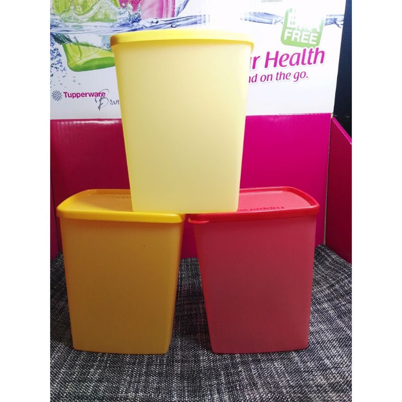 TUPPERWARE Square Round 800ml (3 pcs) | Shopee Malaysia