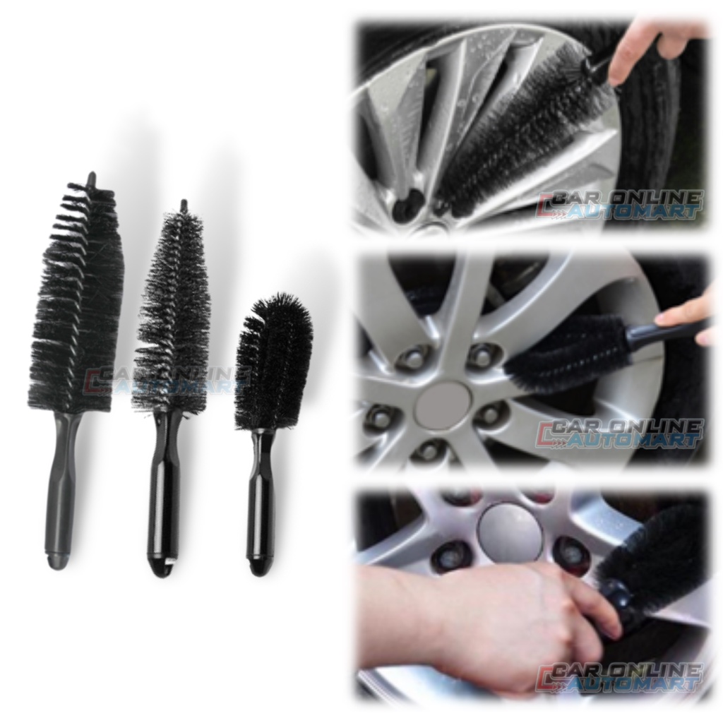 Car Wheel Tire Cleaning Brush Tool, Rim Scrubber Detailing Brush