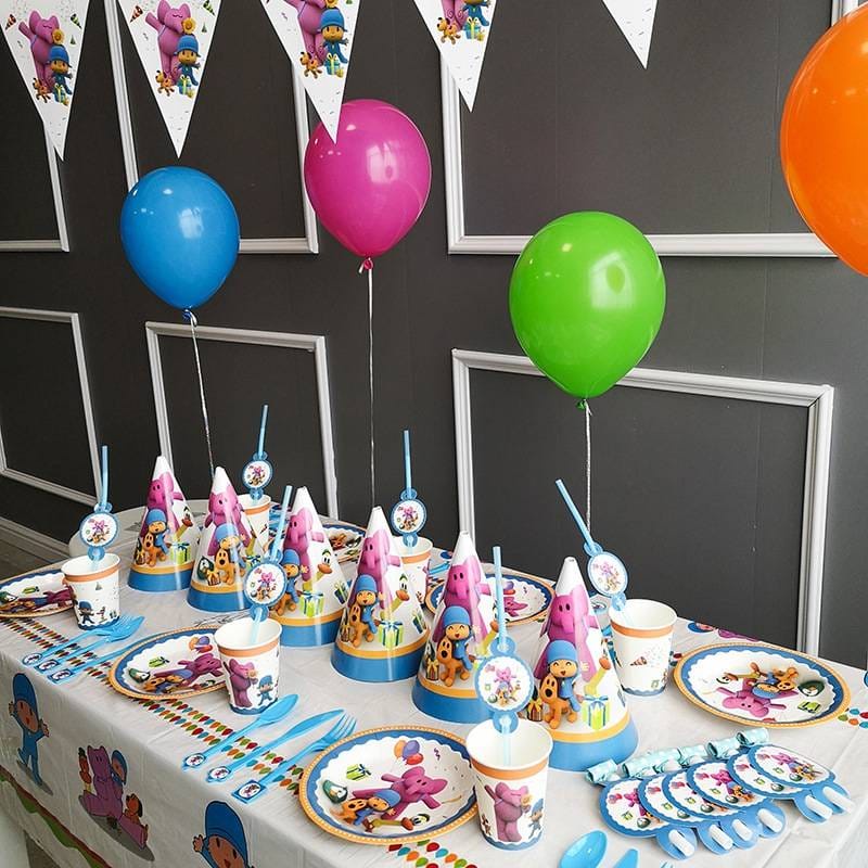 POCOYO Happy Birthday Party Supplies Decoration Shopee Malaysia