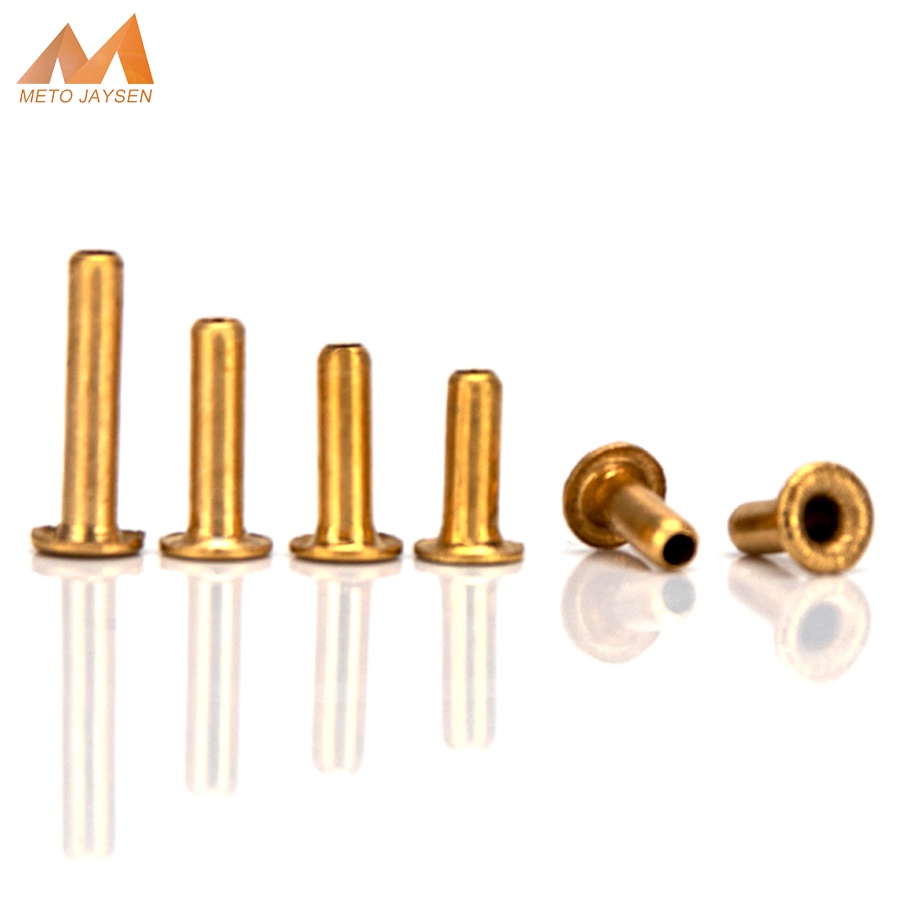 Brass Eyelet Rivet Nut Copper Hollow Grommet Hole Rivets Thread ...
