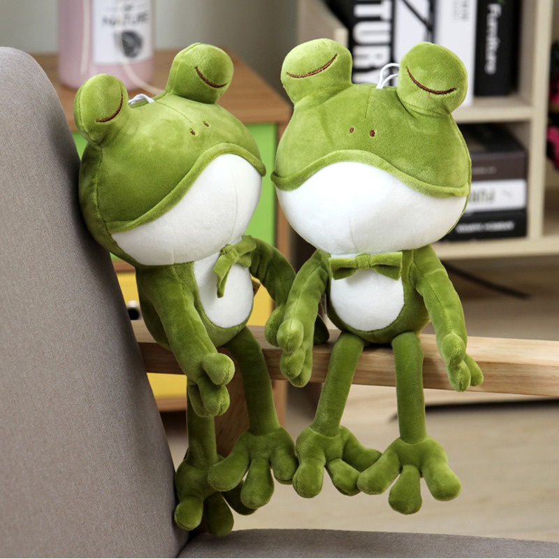 READY STOCK) Soft Plush Sleepy Toy Frog, Stuffed Froggy dolls