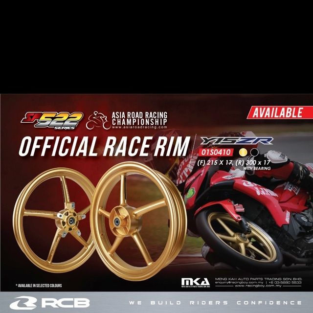 Y15ZR 522 Racing Boy Sportrim (with bearing) | Shopee Malaysia