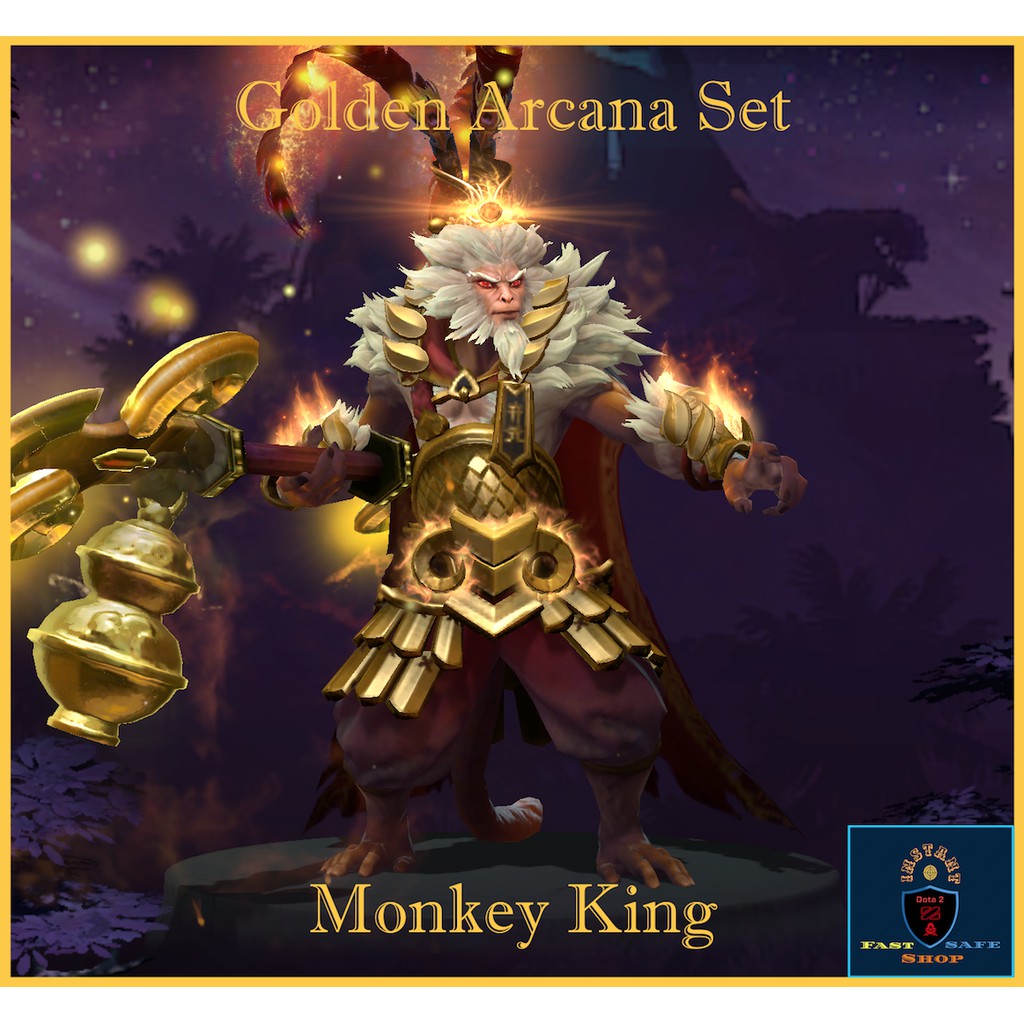 Dota 2 Monkey King Golden Arcana Set | Shopee Malaysia