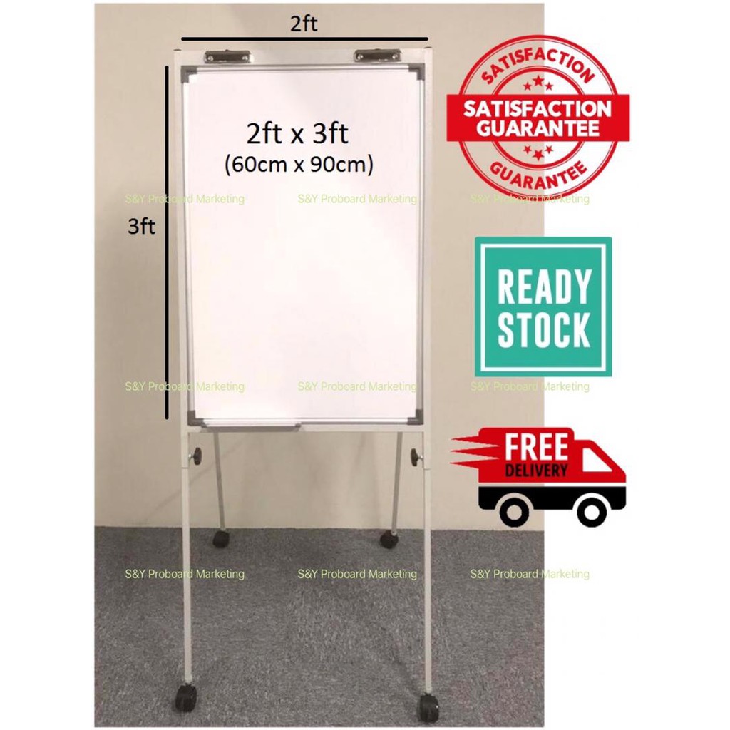 Flip Chart White Board Size 2x3 3x4 Magnetic | Shopee Malaysia