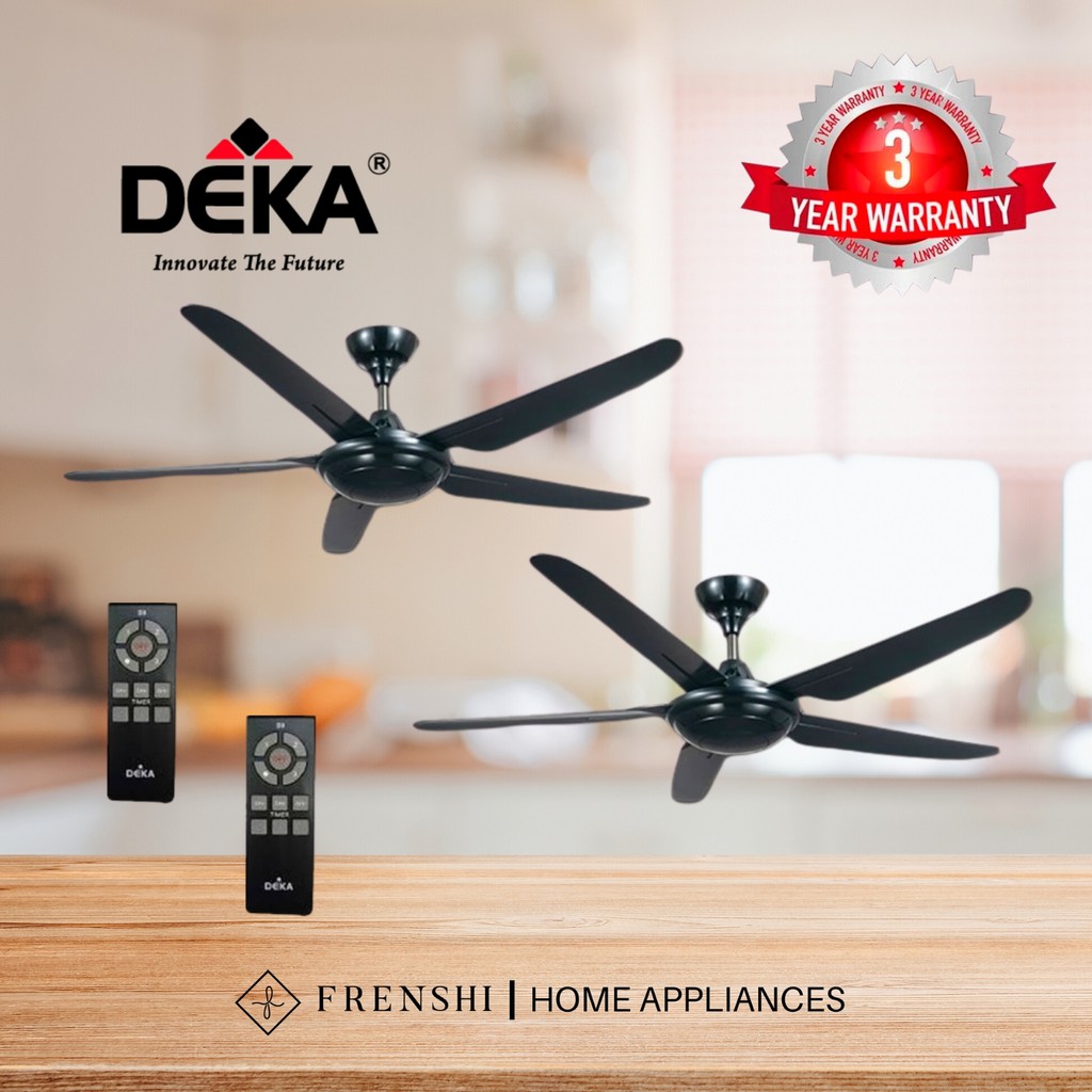 Deka K9 Designer Ceiling Fan with Remote Control, 5 Blades , 2020 New
