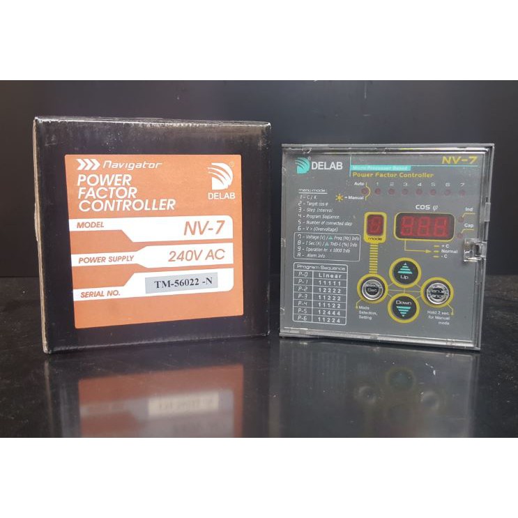 DELAB PFR Power factor regulator 5step 6step 7step 8step 14step nv5 nv6