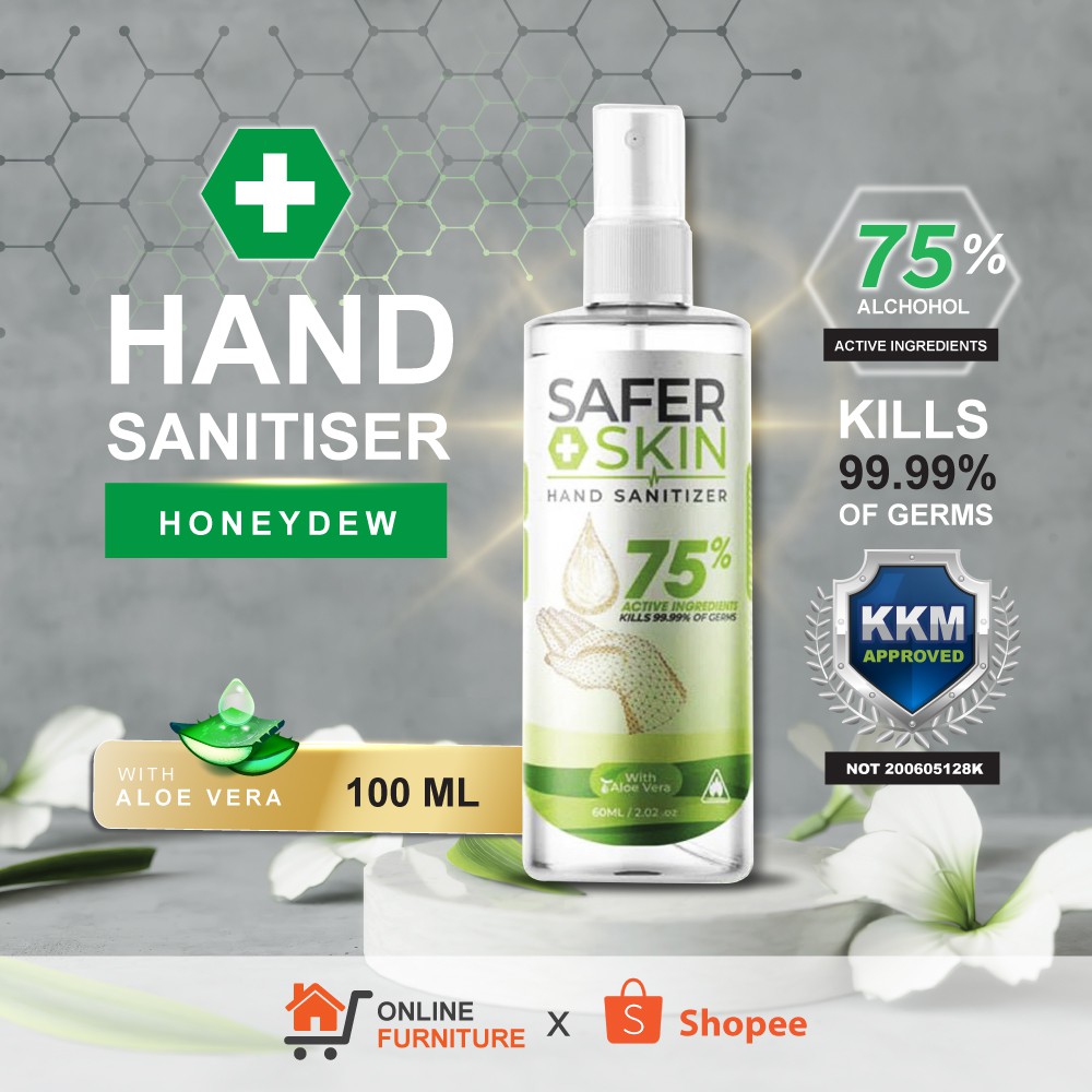 𝗞𝗞𝗠 𝗔𝗣𝗣𝗥𝗢𝗩𝗘𝗗 Hand Sanitiser With 75% Alchohol / 100ml / 500ml ...