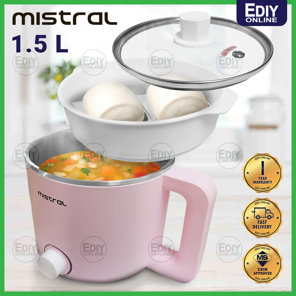 SIRIM 3 PIN KHIND MISTRAL MEC3015 MULTI COOKER POT with Steam