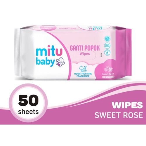 (Buy 1 Free 1) MITU BABY Wet Wet SWEET ROSE NEW 50'S | Shopee Malaysia