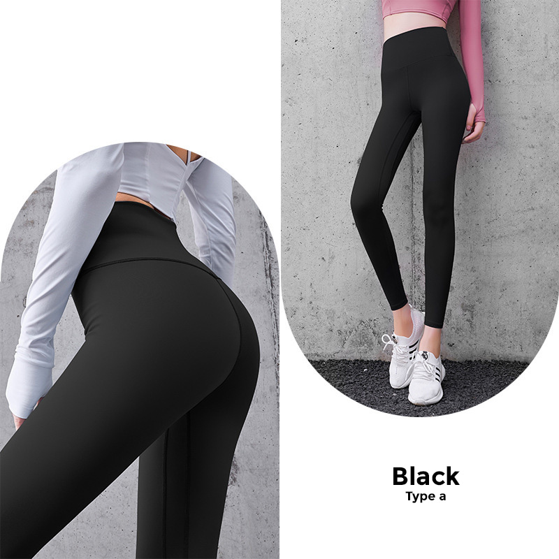 SOISOU Nylon Gym Yoga Pants Women Leggings For Fitness High Waist Long  Pants Women Hip Push UP Tights Women Clothing 2 Types